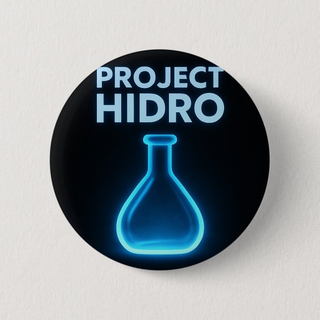 Hidro Brooch Project 2 Inch Round Button (Front)