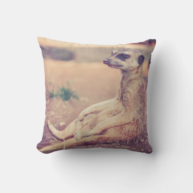 "HIER SIT EK" THROW PILLOW (Front)