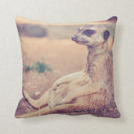 "HIER SIT EK" THROW PILLOW