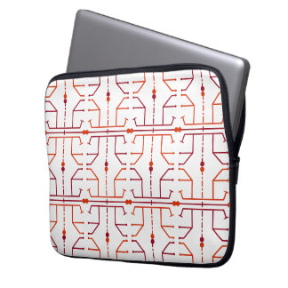 Hieroglyph Abstract Pattern Laptop Sleeve 13-inch