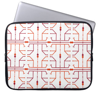 Hieroglyph Abstract Pattern Laptop Sleeve 15-inch