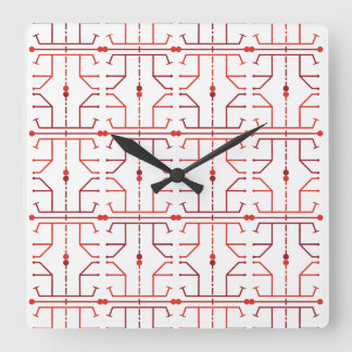 Hieroglyph Abstract Pattern Wall Clock