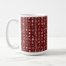 Hiéroglyphes égyptien Café Mug