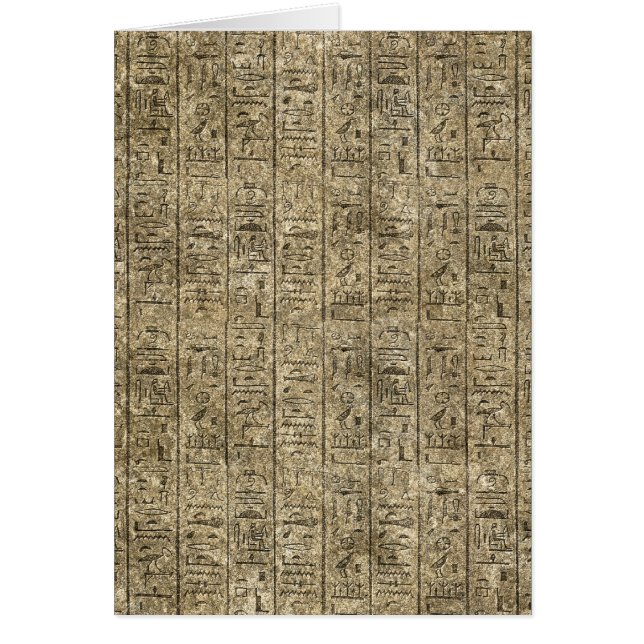 Hiéroglyphes égyptiens (Devant)