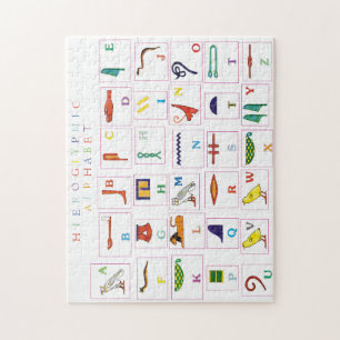 Hieroglyphic Alphabet jigsaw puzzle