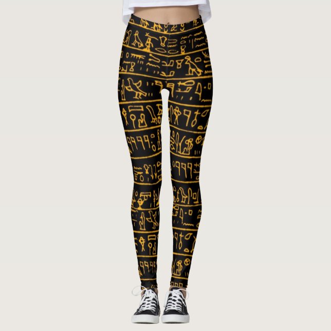Hieroglyphic symbols leggings (Front)