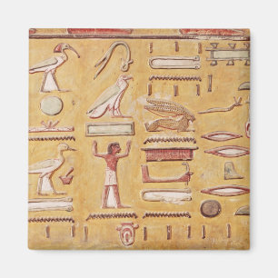 Hieroglyphics, from the Tomb of Seti I Magnet