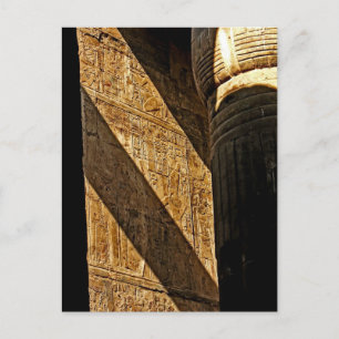 Hieroglyphics in Shadow Postcard