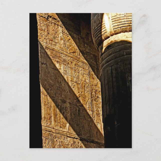 Hieroglyphics in Shadow Postcard (Front)