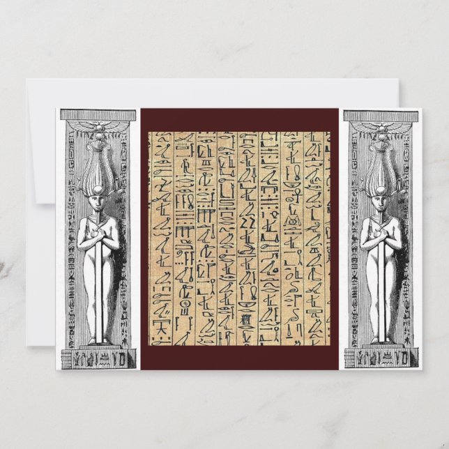 Hieroglyphics Invitation (Front)