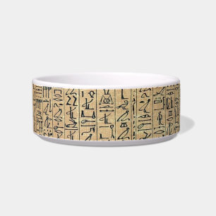 Hieroglyphics Pet Bowl