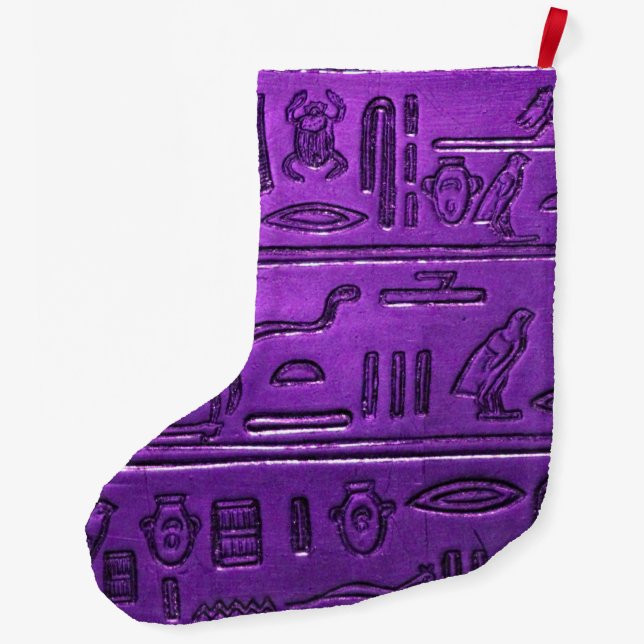 Hieroglyphs_2014_1029 Large Christmas Stocking (Back)