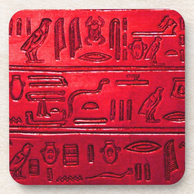 Hieroglyphs 2014-1053 coaster (Front)