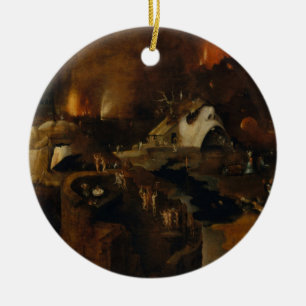 Hieronymus Bosch - Christ Descent Into Hell Ceramic Ornament