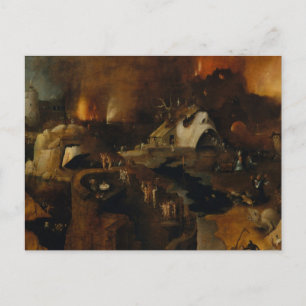 Hieronymus Bosch - Christ Descent Into Hell Postcard
