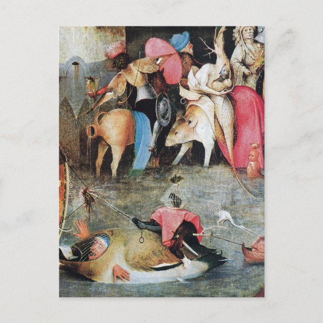 Hieronymus Bosch painting art Postcard (Front)