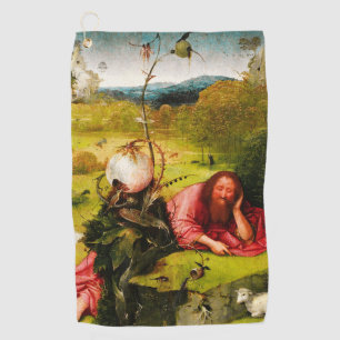 Hieronymus Bosch - Saint John the Baptist Golf Towel