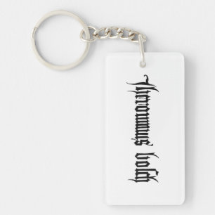Hieronymus Bosch signature autograph painter medie Keychain