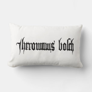 Hieronymus Bosch signature autograph painter medie Lumbar Pillow