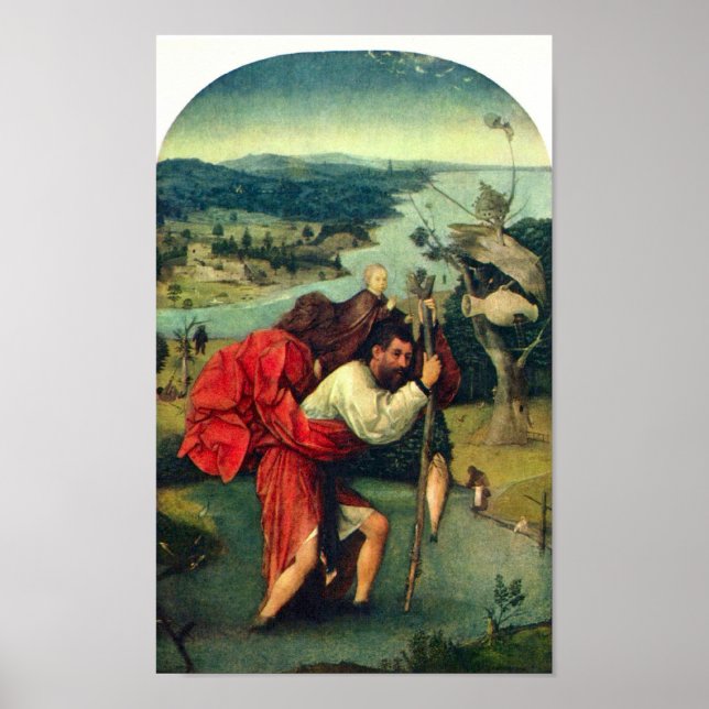 Hieronymus Bosch-St. Christopher Poster (Front)