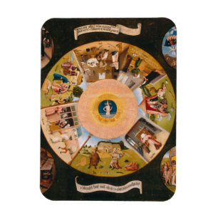 Hieronymus Bosch - The Seven Deadly Sins Magnet
