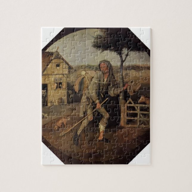 Hieronymus Bosch- The Vagabond (The Prodigal Son) Jigsaw Puzzle (Vertical)