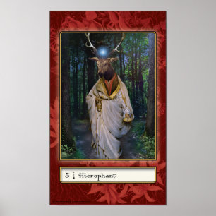 Hierophant Tarot Card Poster