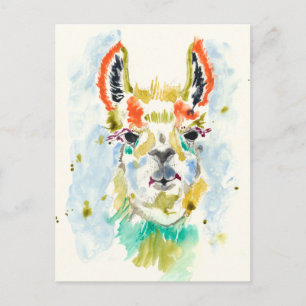Hifi Llama - Portrait Postcard