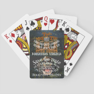 HIG H SECURITY PRISON NEARBY DON'T PICK UP HITCH  PLAYING CARDS