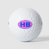 Higgins Beach Blue Pink HB Oval Logo
