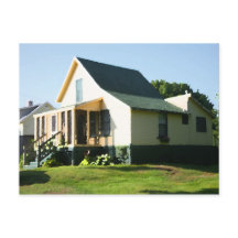 Higgins Beach Chalet Vintage Carte postale Matin S