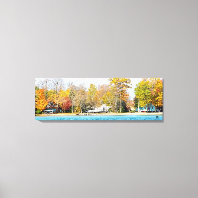 Higgins Lake house No. 36 Canvas Print (Front)