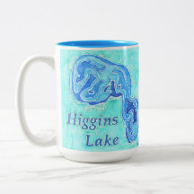 Higgins Lake Mug from Original Painting