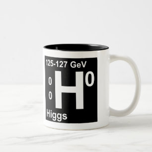 Higgs Boson (left handed) Two-Tone Coffee Mug