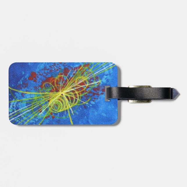 Higgs Boson Luggage Tag (Back Horizontal)
