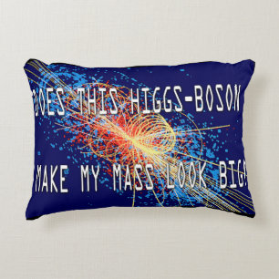 Higgs-Boson Mass Accent Pillow