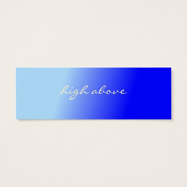 high above bookmark (Back)