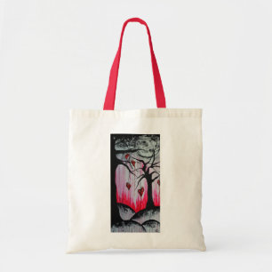 High and Dry Heart Trees Original Art Tote Bag