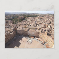 High Angle View of Townscape, Siena, Italy