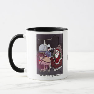 High Beams Santa Mug With Text