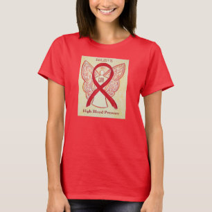 High Blood Pressure Red Awareness Ribbon Shirt