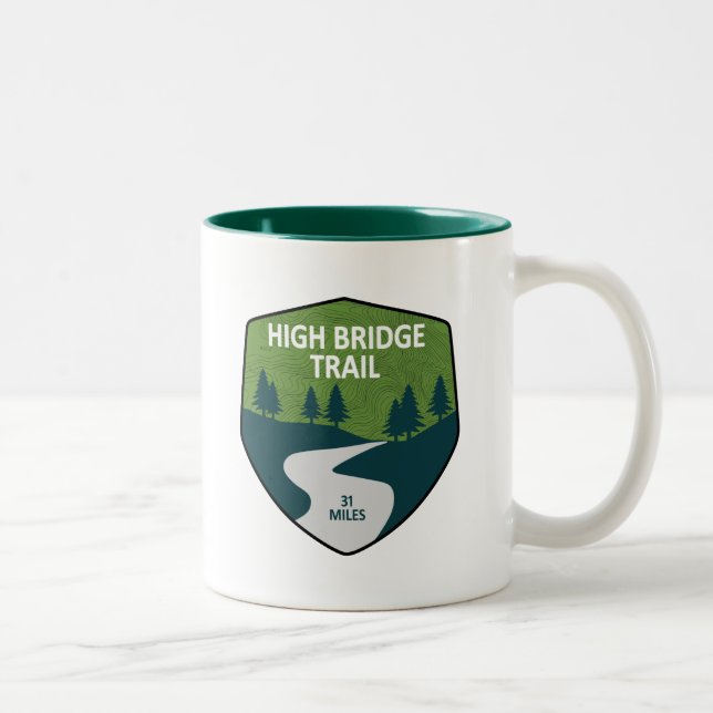 High Bridge Trail Two-Tone Coffee Mug (Right)