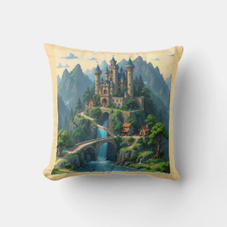 High Castle Throw Pillow