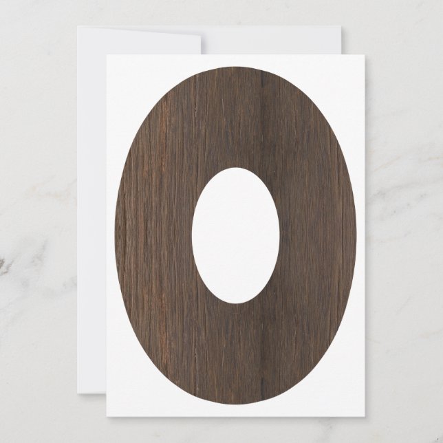 High Chair 1st Birthday Banner Letter O Invitation (Front)