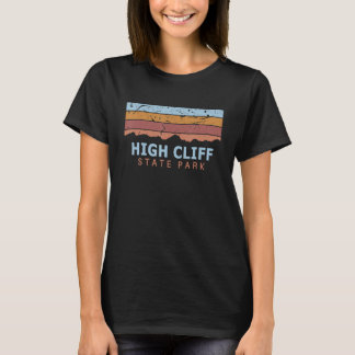 High Cliff State Park Wisconsin Retro Cool T-Shirt