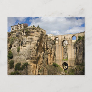High Cliffs of Ronda in Spain Postcard