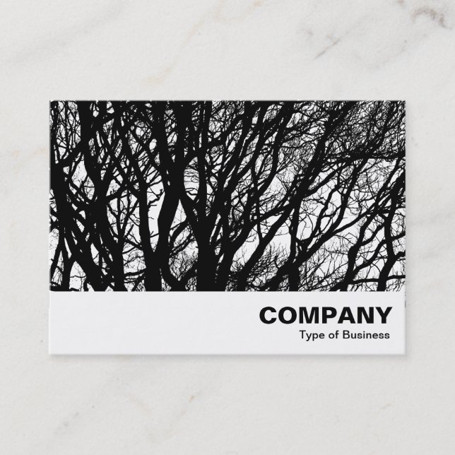 High Contrast Branches Business Card (Front)