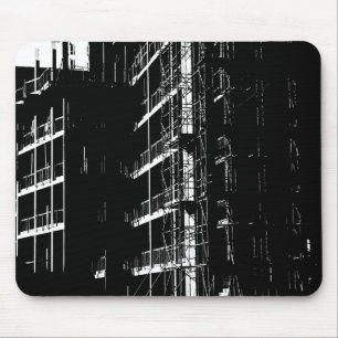 High Contrast Construcion Mouse Pad