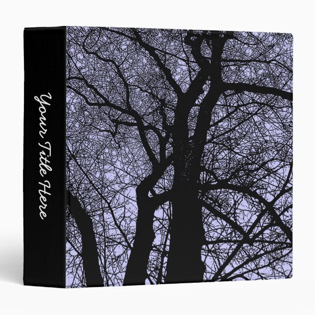High Contrast Trees (1.5in) - Powder Blue Binder (Front/Spine)