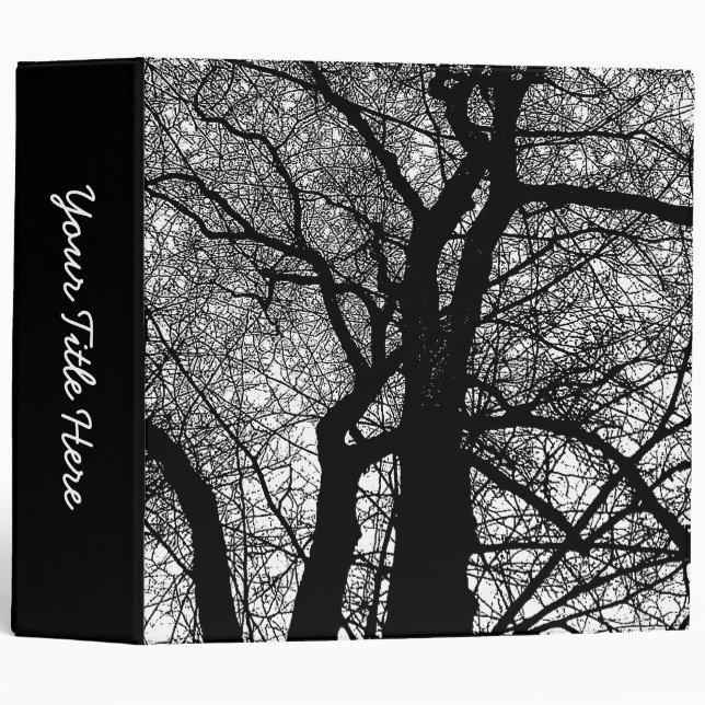 High Contrast Trees (2in) Binder (Front/Spine)